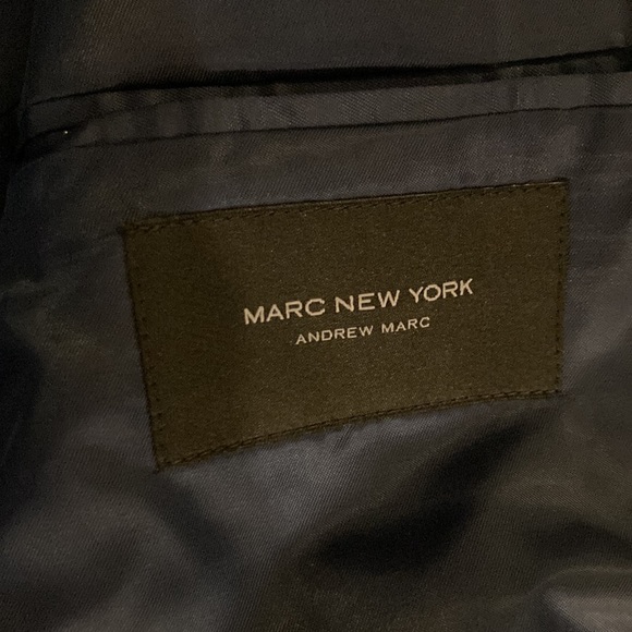 Marc New York suit jacket. Blue sharkskin. New with tags. - Picture 3 of 5